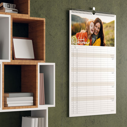 Persönlicher Foto Wandkalender in A4 oder A3 auswählbar