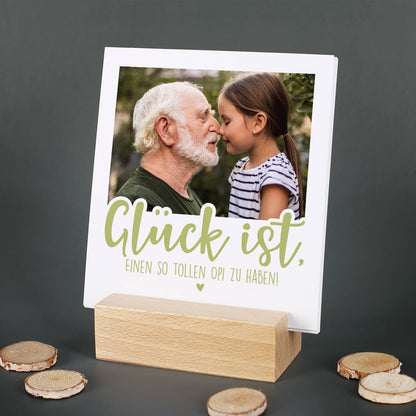 Holzsockel mit Ihren 13 liebsten Fotos