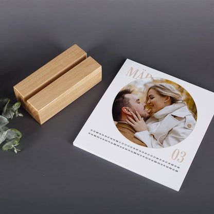 Moderner Fotokalender zum Aufstellen