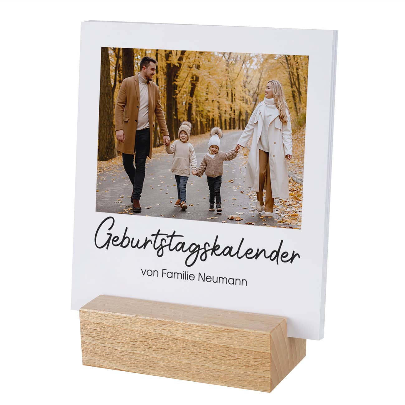 Personalisierter Geburtstagskalender mit Ihren Fotos