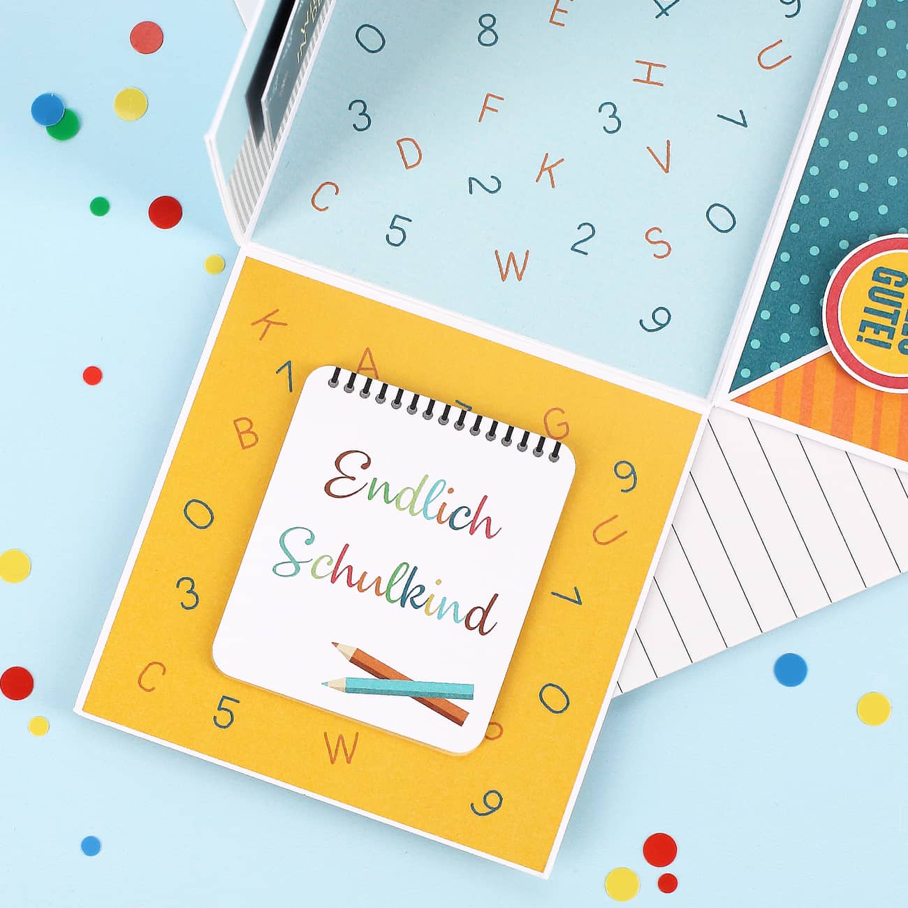 Überraschungsbox zur Einschulung mit Name