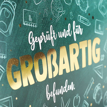 Geschenkbox für Geldgeschenk zum Abi & Schulabschluss 