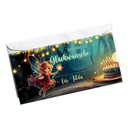 Magische Geldgeschenk-Karte zum Geburtstag