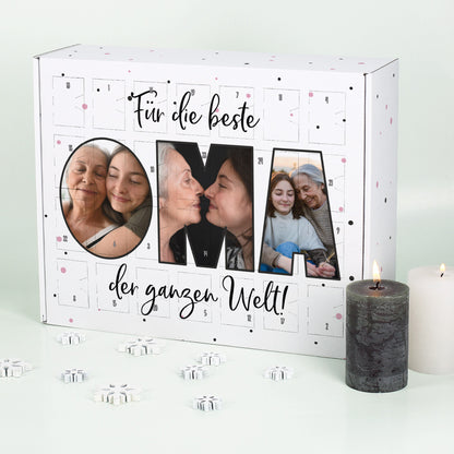 Zwei Zeilen Text & 3 Fotos nach Wunsch