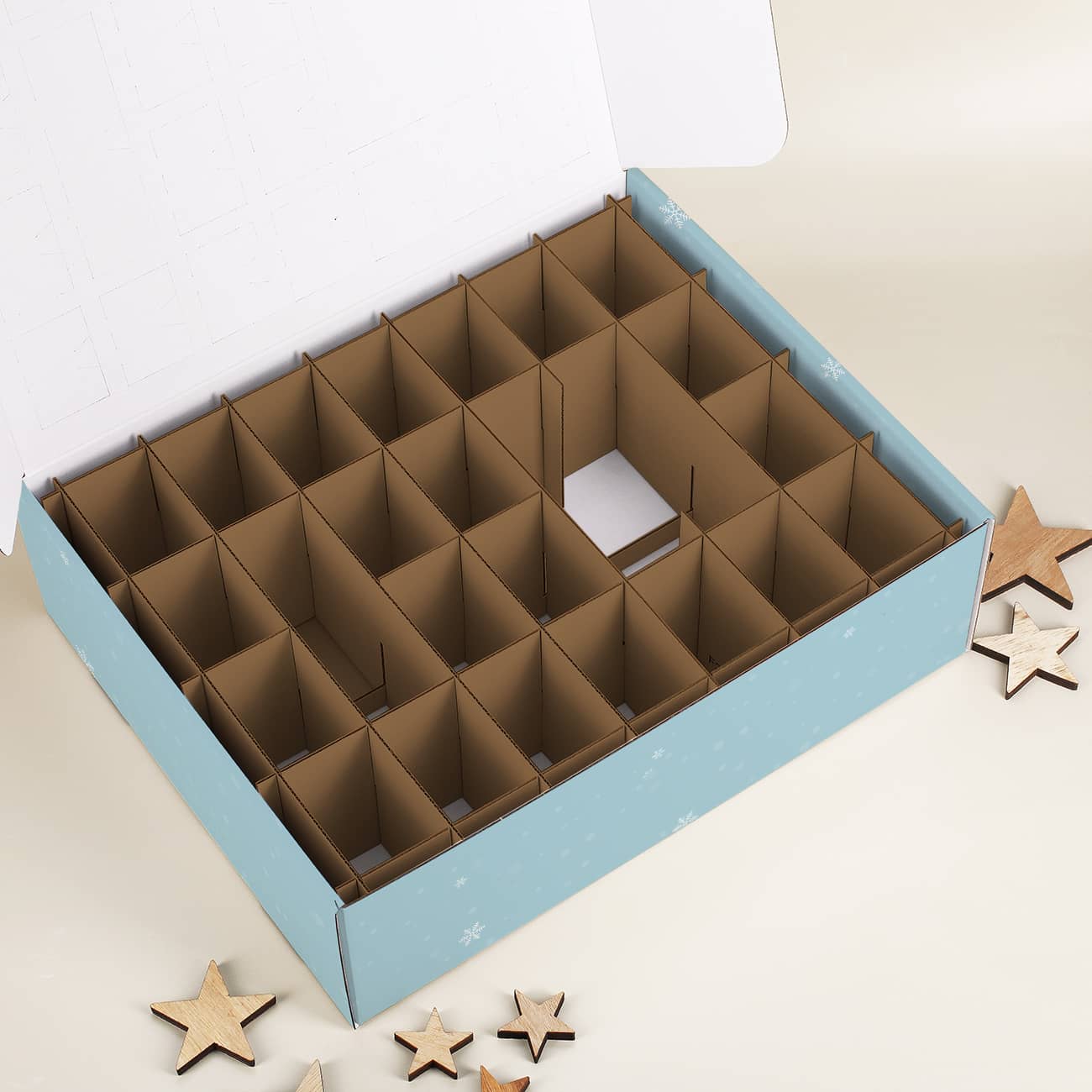 Pinguin Adventskalender zum selber Füllen mit Wunschtext