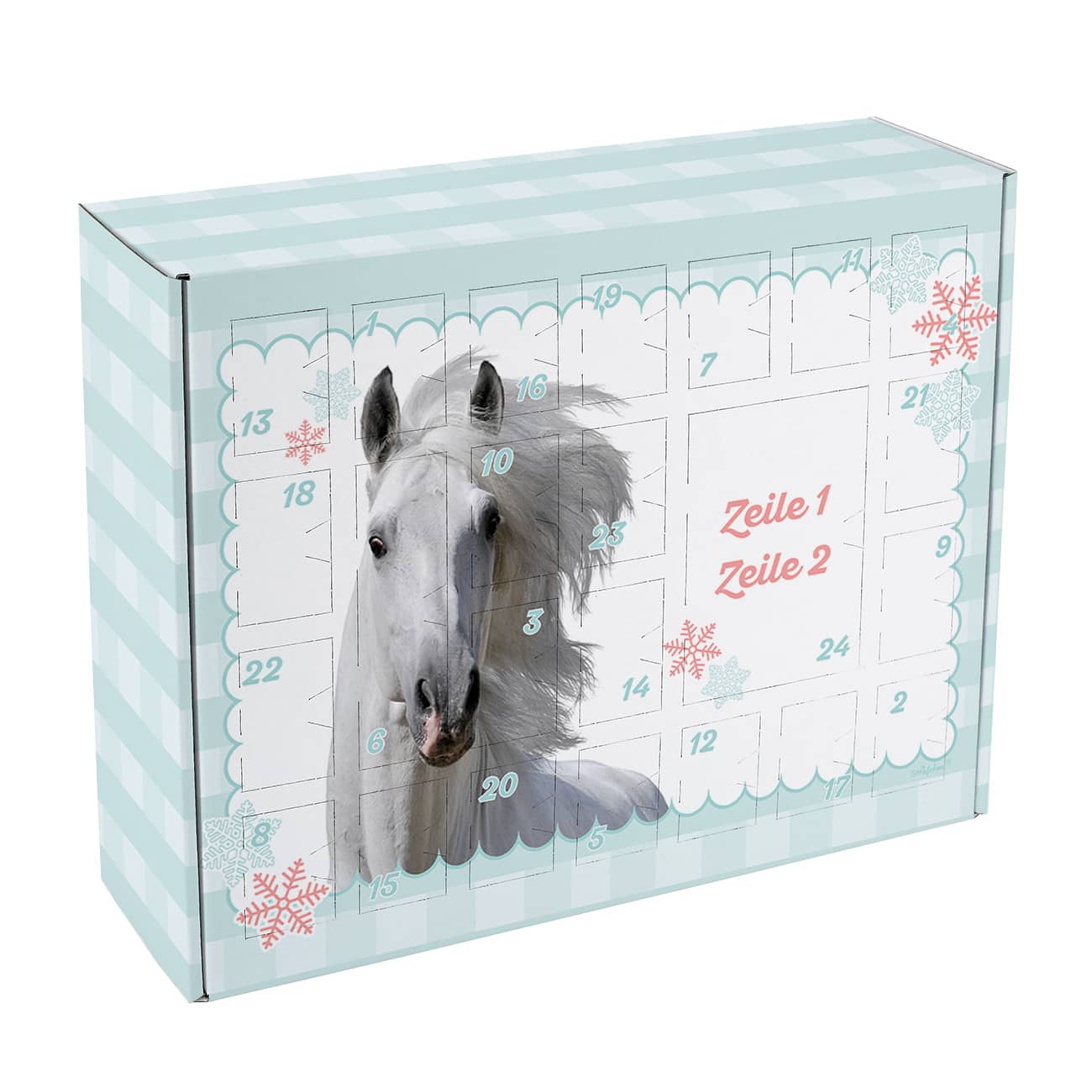Pferde Adventskalender zum Selbstbefüllen