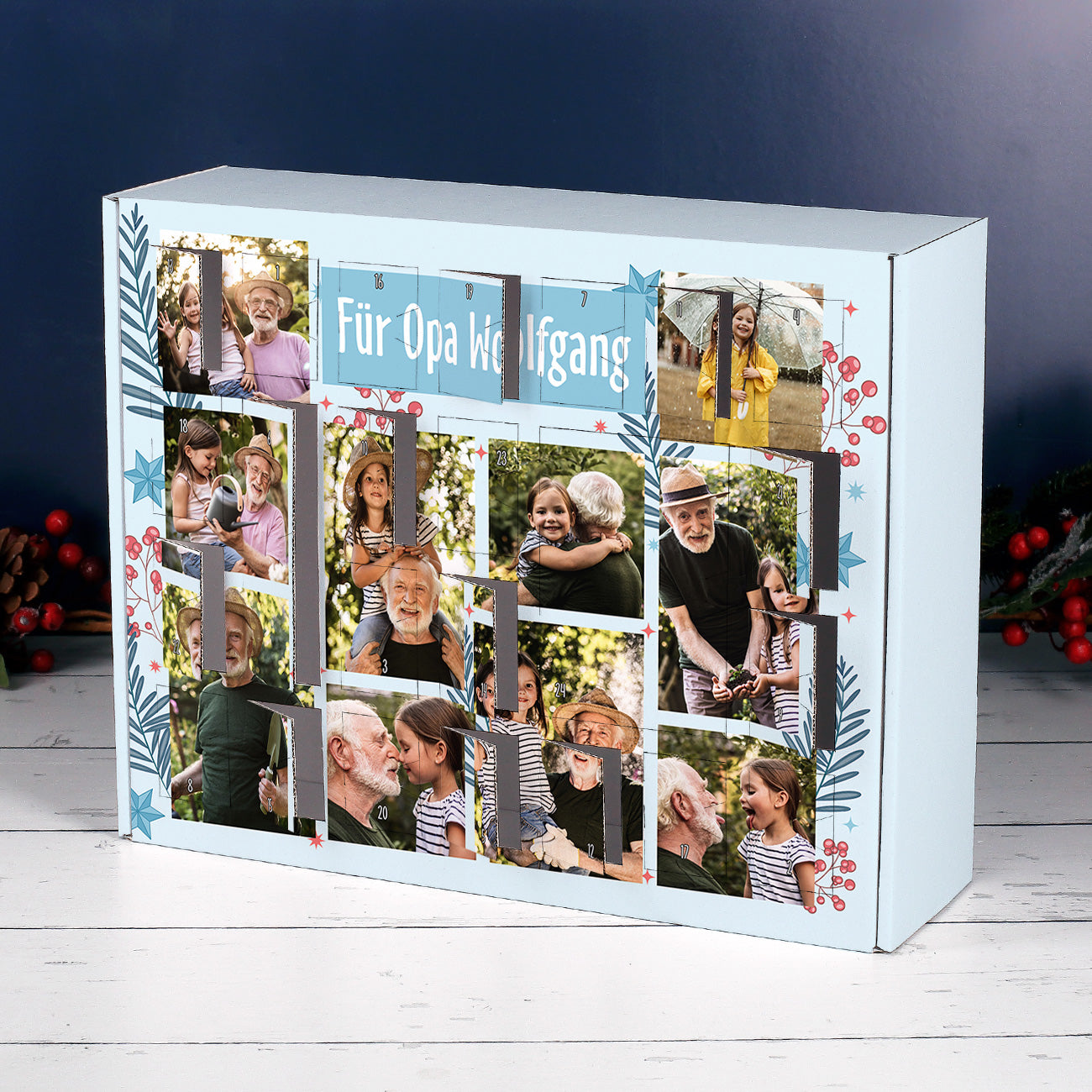 Vorperforierte Türchen zum leichten Öffnen