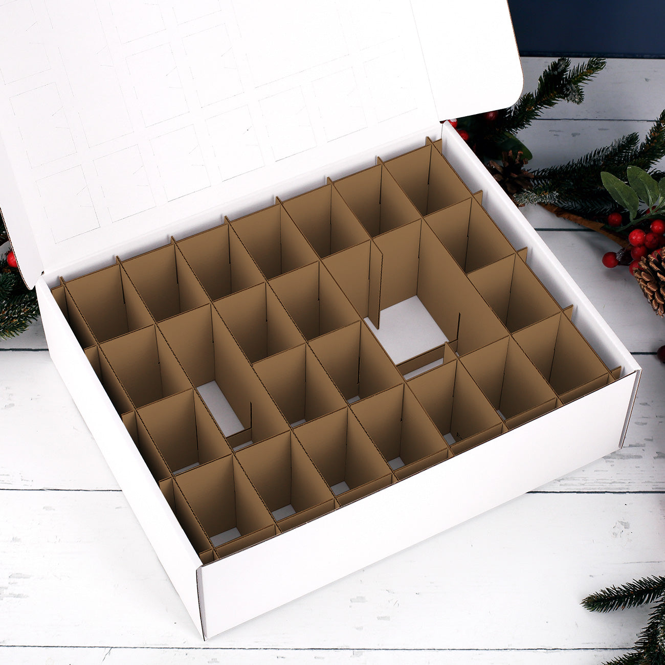 Steck-Inlay zum Aufteilen der Fächer