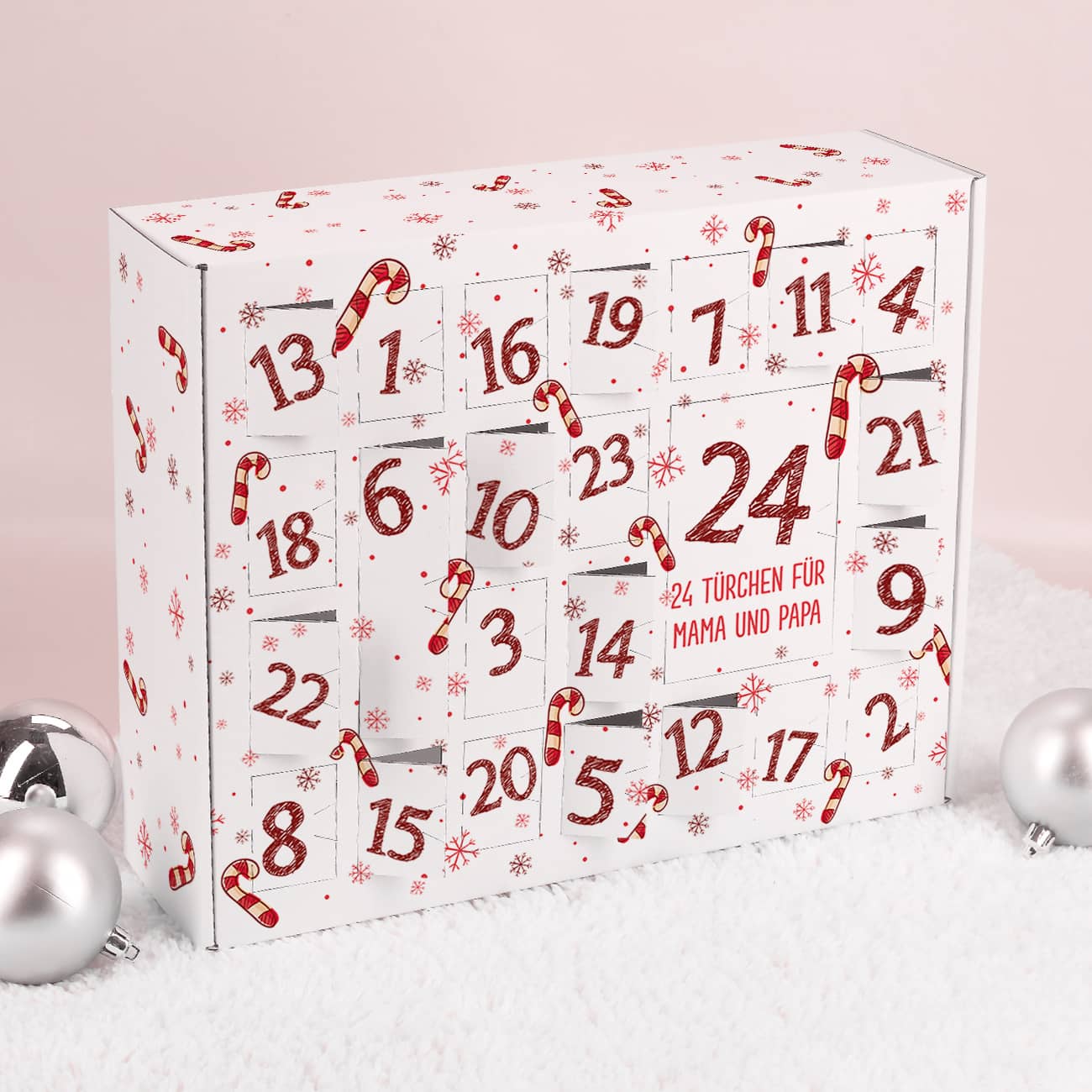 Adventskalender zum selbst befüllen