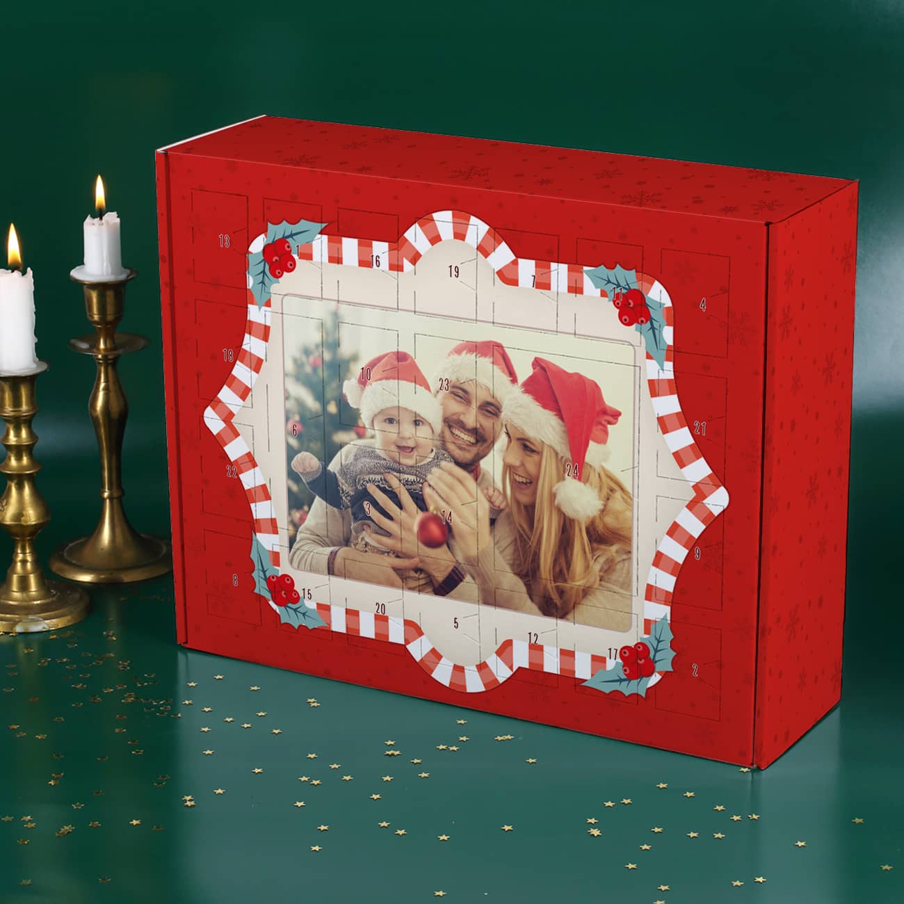 Adventskalender mit Foto Ihrer Wahl
