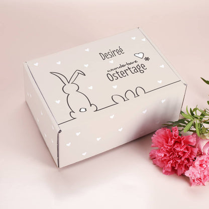 Geschenkbox zu Ostern mit Name personalisiert
