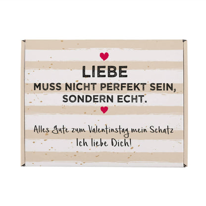 Geschenkbox zum Valentinstag mit Ihrem Wunschtext