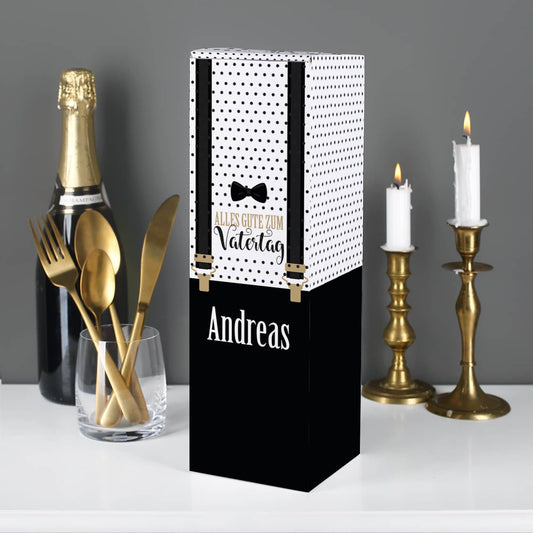 Flaschenverpackung zum Vatertag mit Name