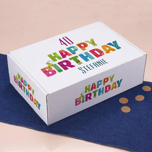 Happy Birthday - Geschenkverpackung zum Geburtstag