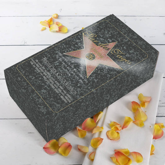 Personalisierte Geschenkbox mit Wunschname, Wunschtext und Alter