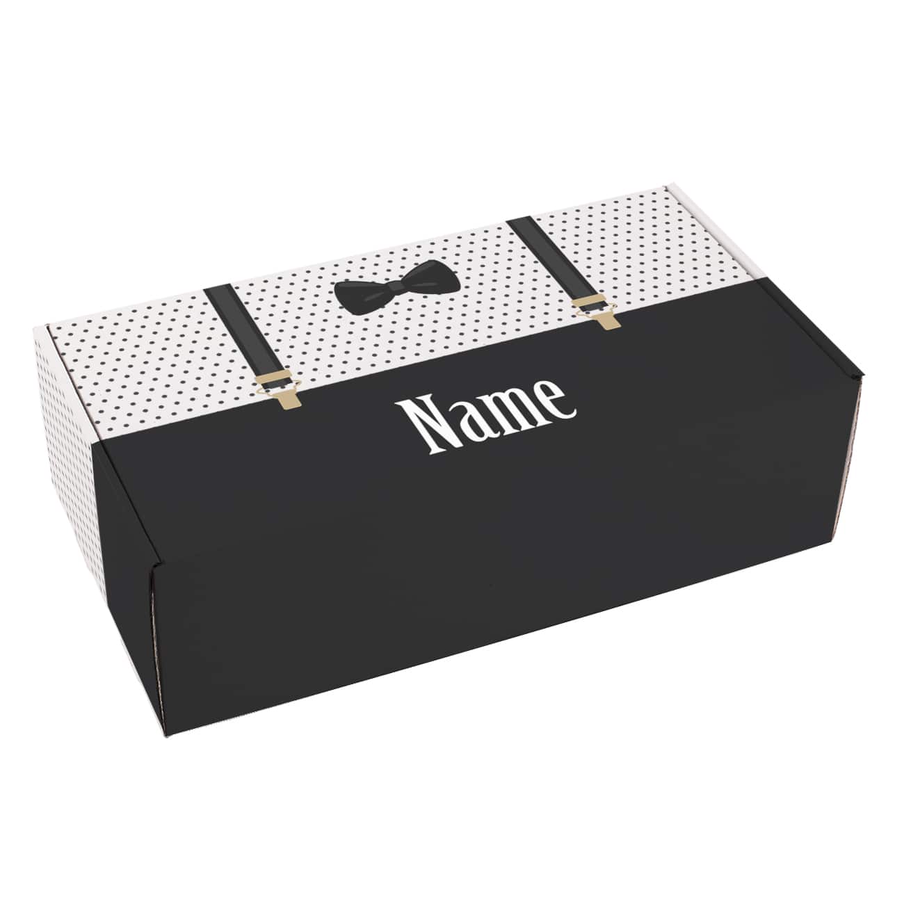 Bedruckte Geschenkbox mit Ihrem Wunschnamen