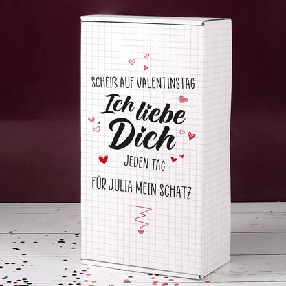 Geschenkverpackung zum Valentinstag für Männer und Frauen