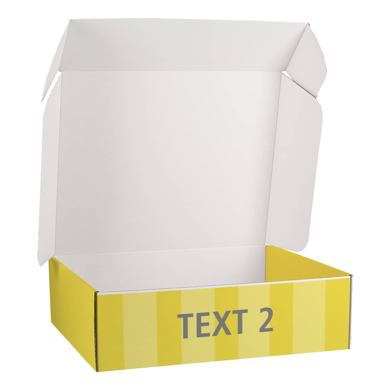 Geschenkbox mit reichlich Platz für Glückwünsche