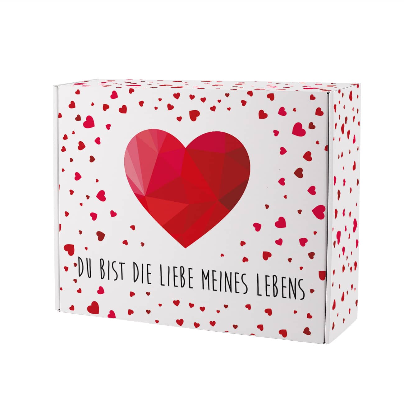 Geschenkverpackung zum Valentinstag