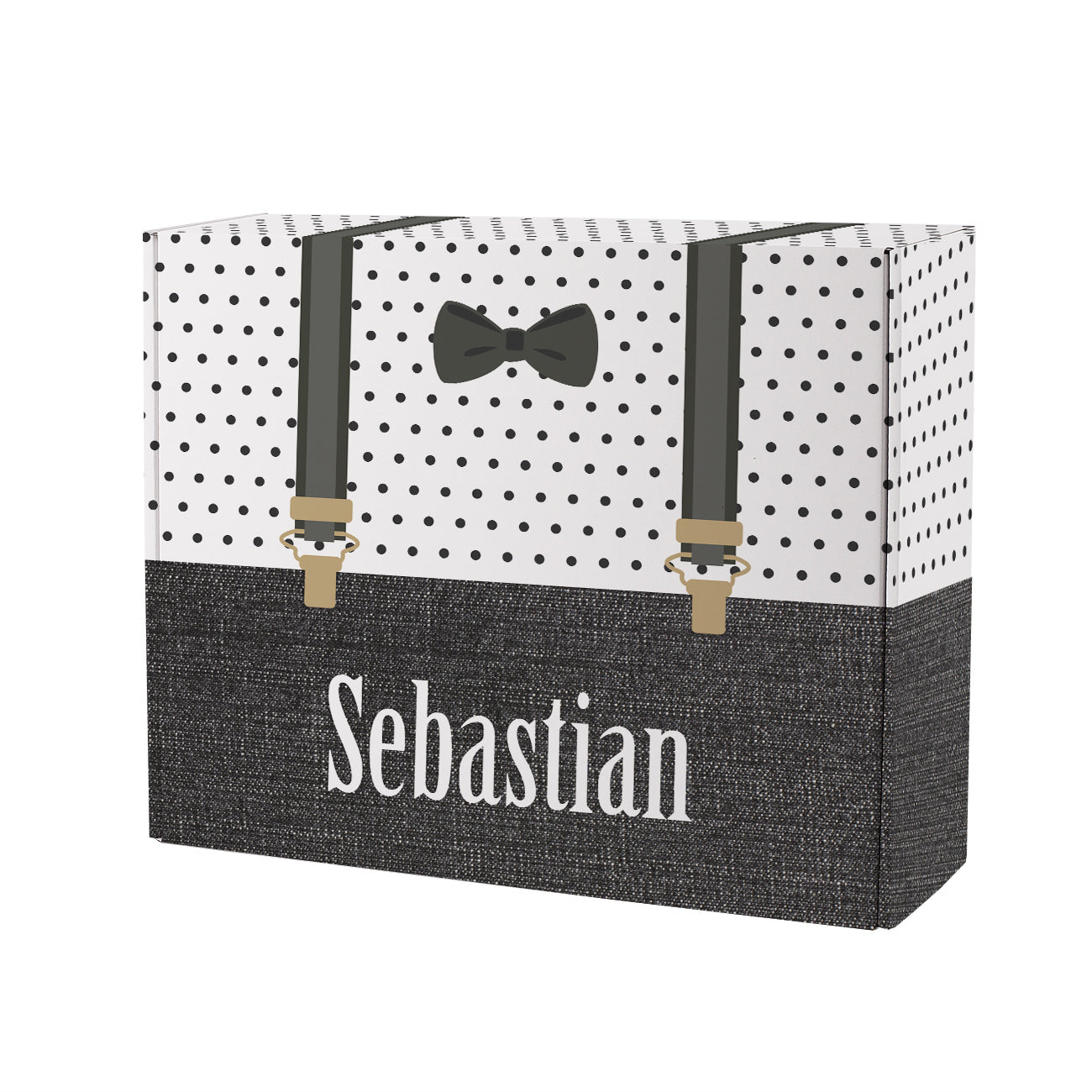 Großer Geschenkkarton für Männer mit Wunschname