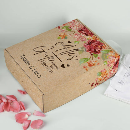 Tolle Präsentbox als ideale Verpackung für Hochzeitsgeschenke