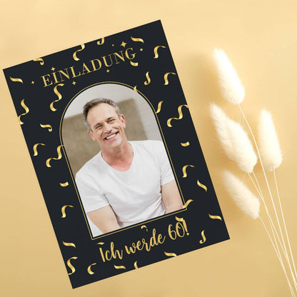 Fotoeinladung zum Geburtstag