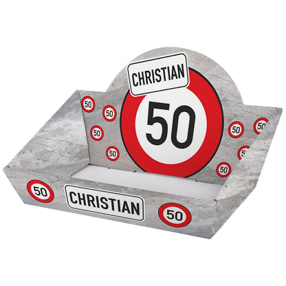 Korb personalisiert mit Name & Alter zum Geburtstag