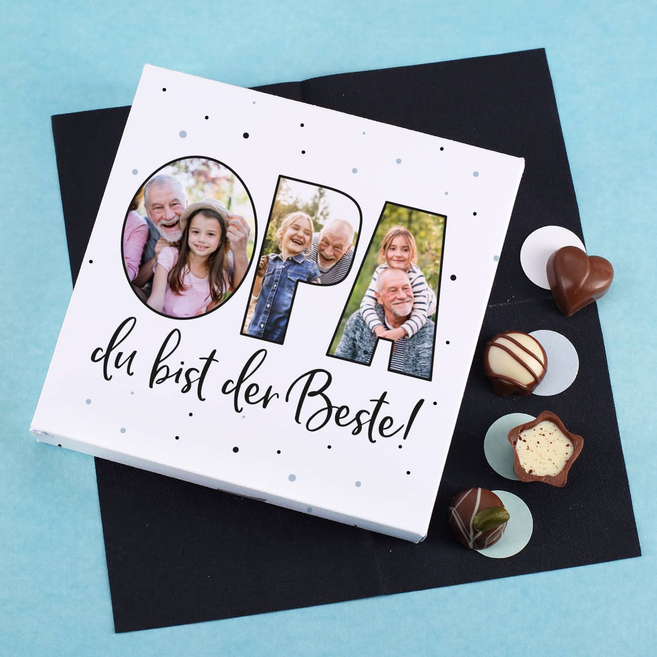 Lindt Foto Pralinenbox mit 3 Fotos