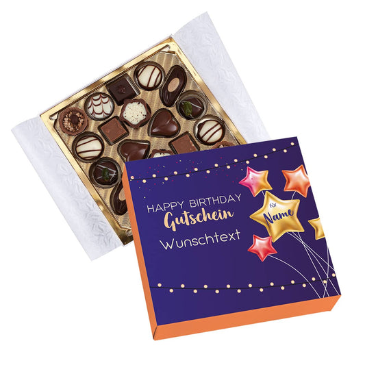 Mit Name des Geburtstagskinds und Text nach Ihrem Wunsch