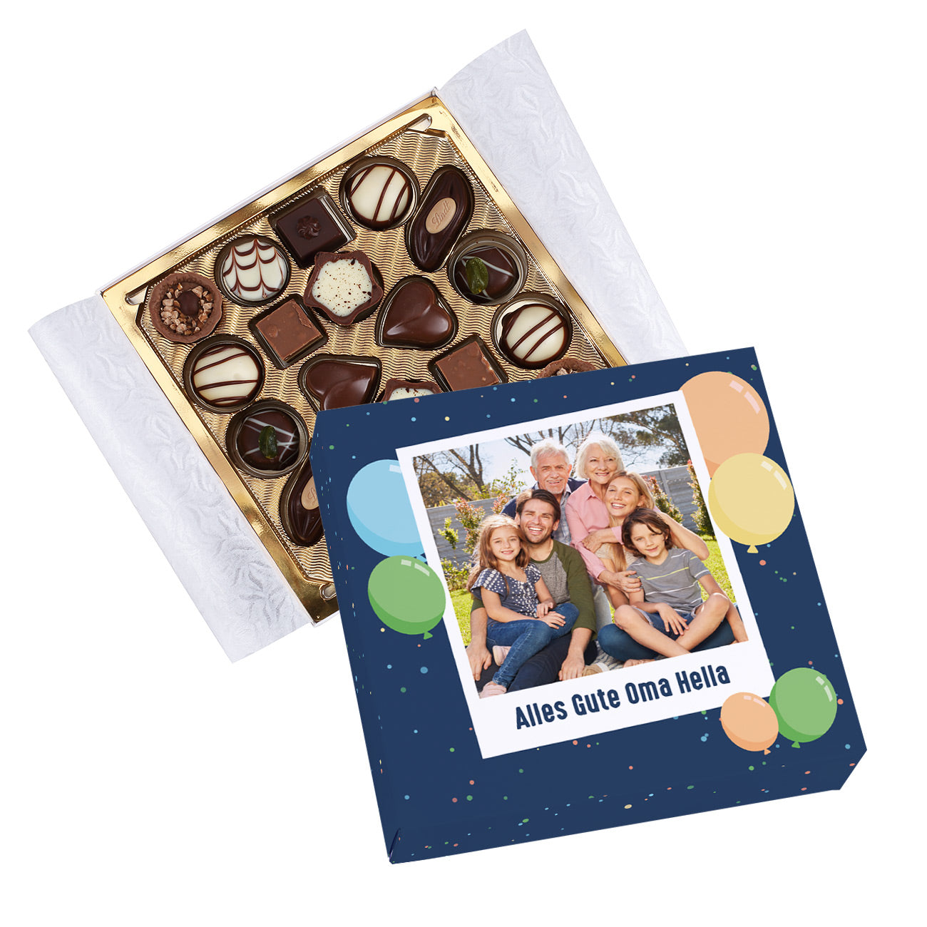 Bedruckt mit Foto und Text nach Wahl