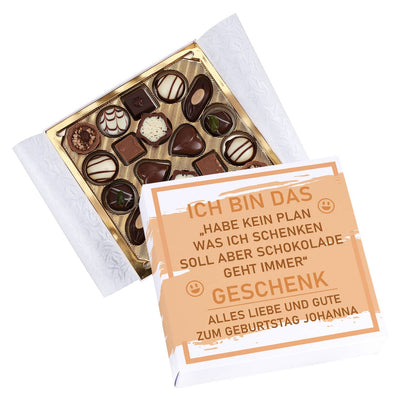 Lindt Pralinen mit Text personalisiert