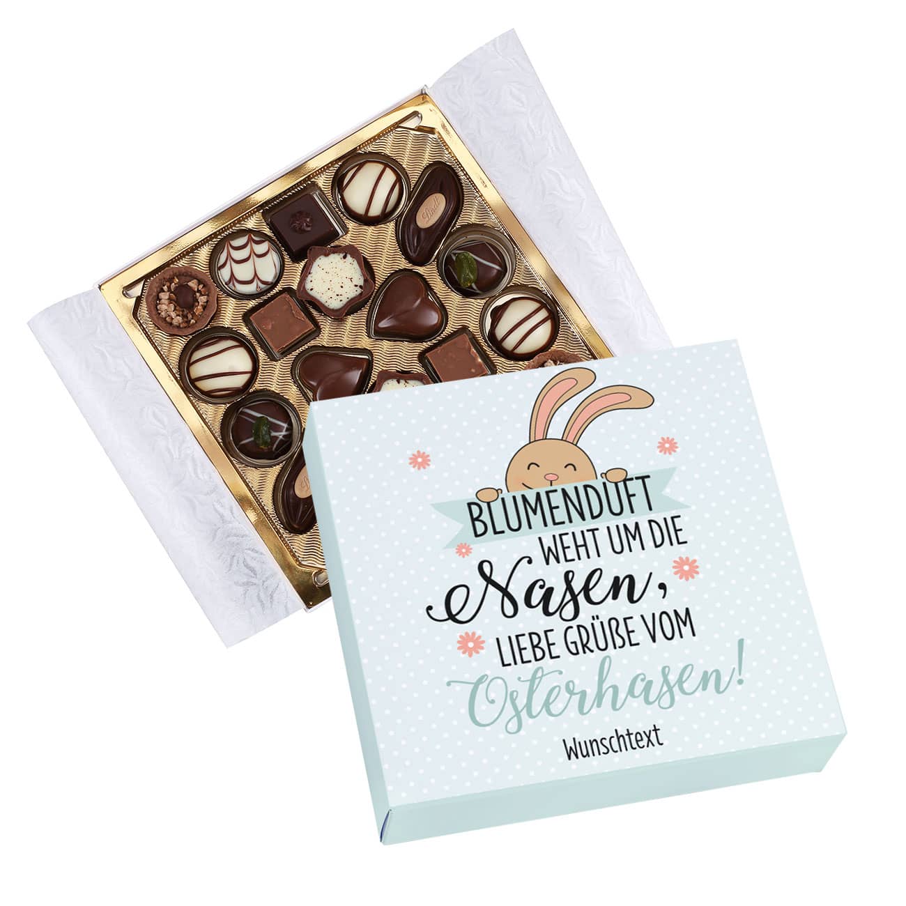 Pralinenschachtel personalisiert mit Ihrem Text