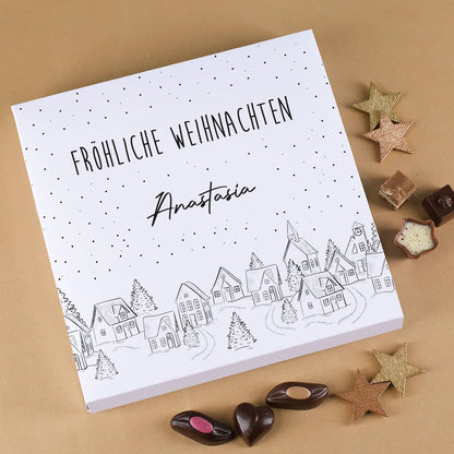 Lindt Pralinenschachtel mit Text und Name personalisiert