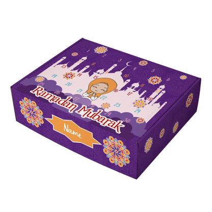 Ramadan Kalender für Mädchen mit Name zum selbst Befüllen