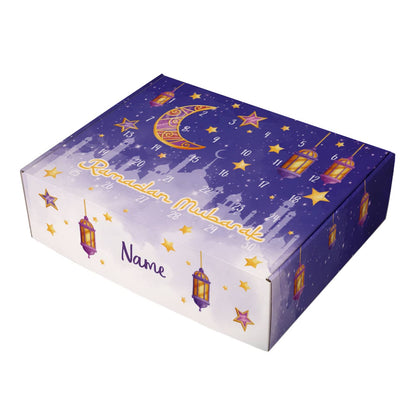 Ramadan Kalender "Ramadan Mubarak" für Kinder mit Name personalisiert