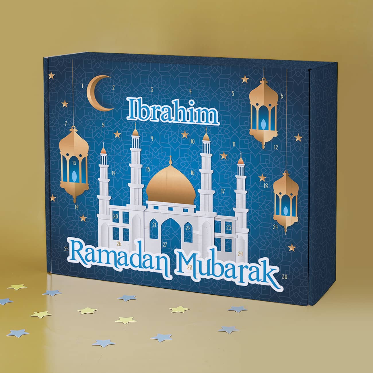 Ramadan Kalender selbst Befüllen mit Name personalisiert