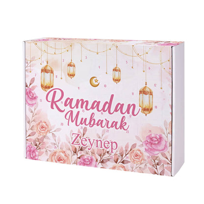 Mit Laternen, Blumen & Name bedruckt