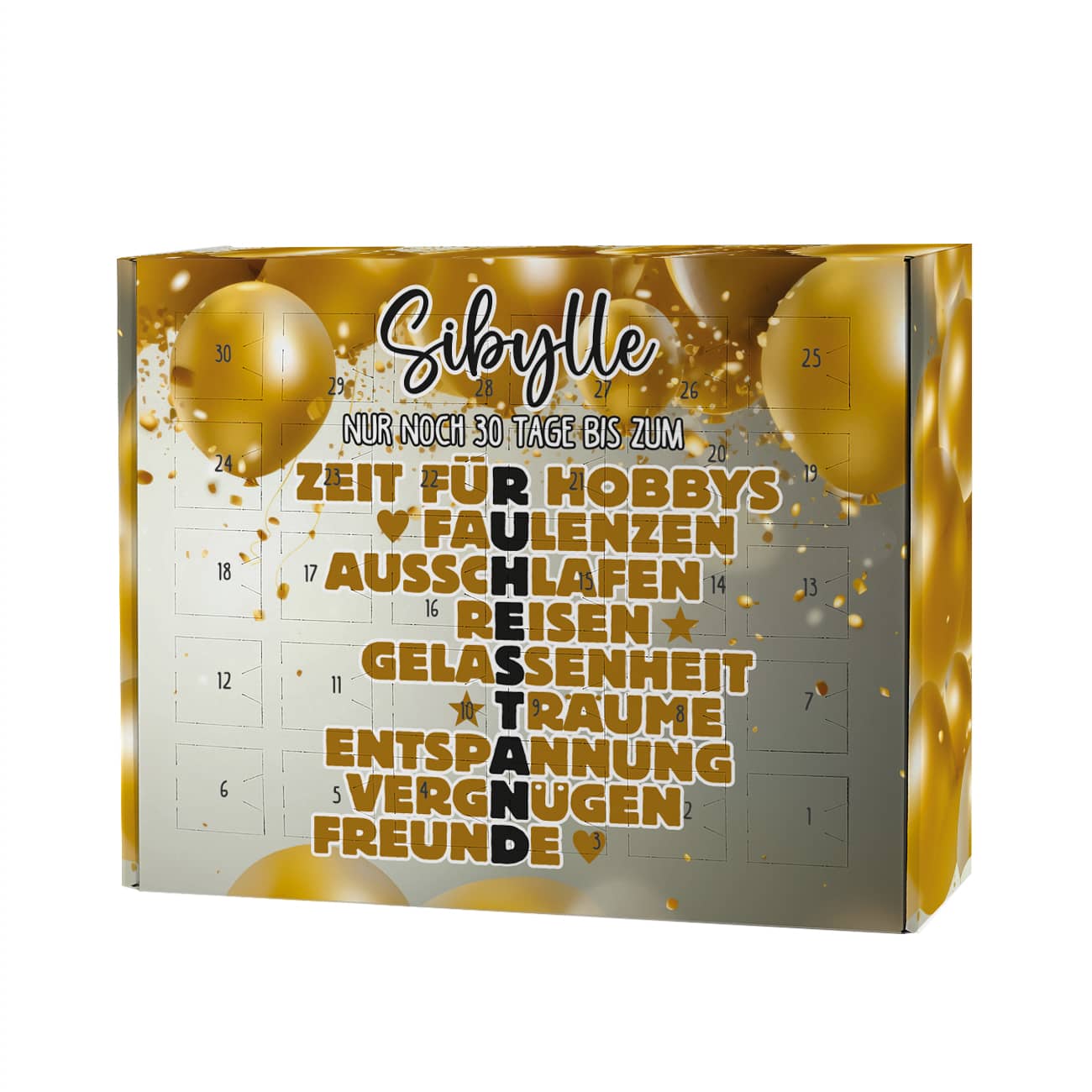 Countdown-Kalender zur Rente