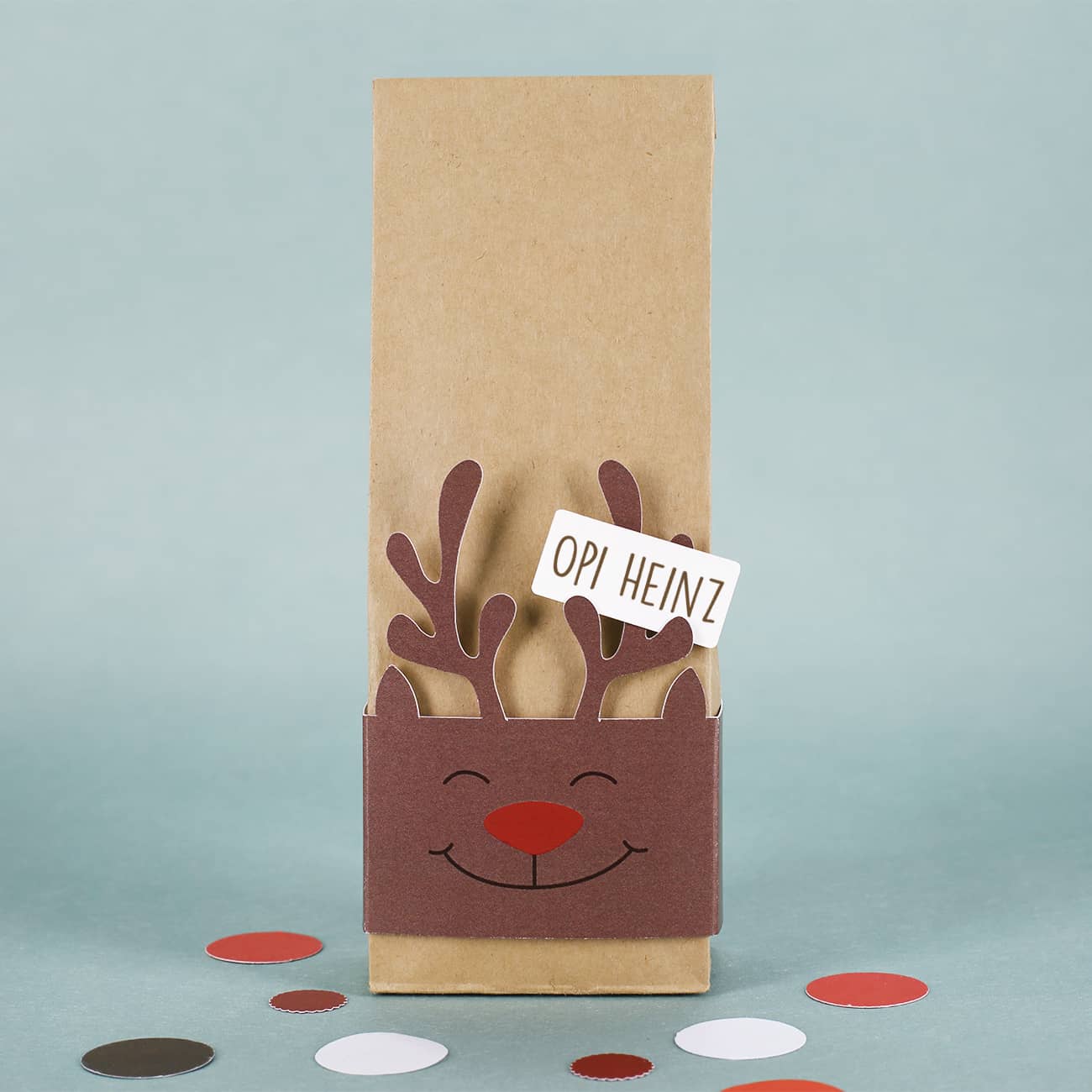 Früchtetee Beerentanz 100g mit Rentier Verpackung