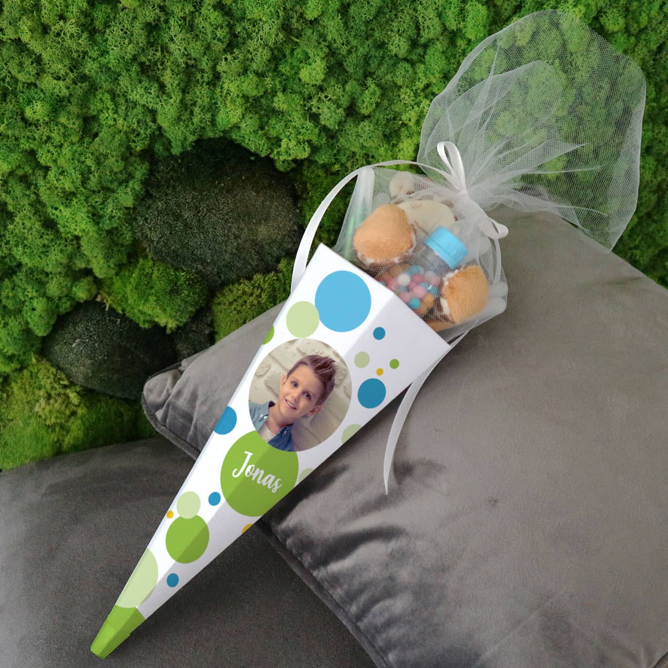 Geschwisterschultüte mit Ihrem schönsten Foto