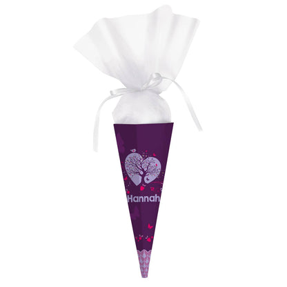 Mini-Schultüte als Geschenk zur Einschulung