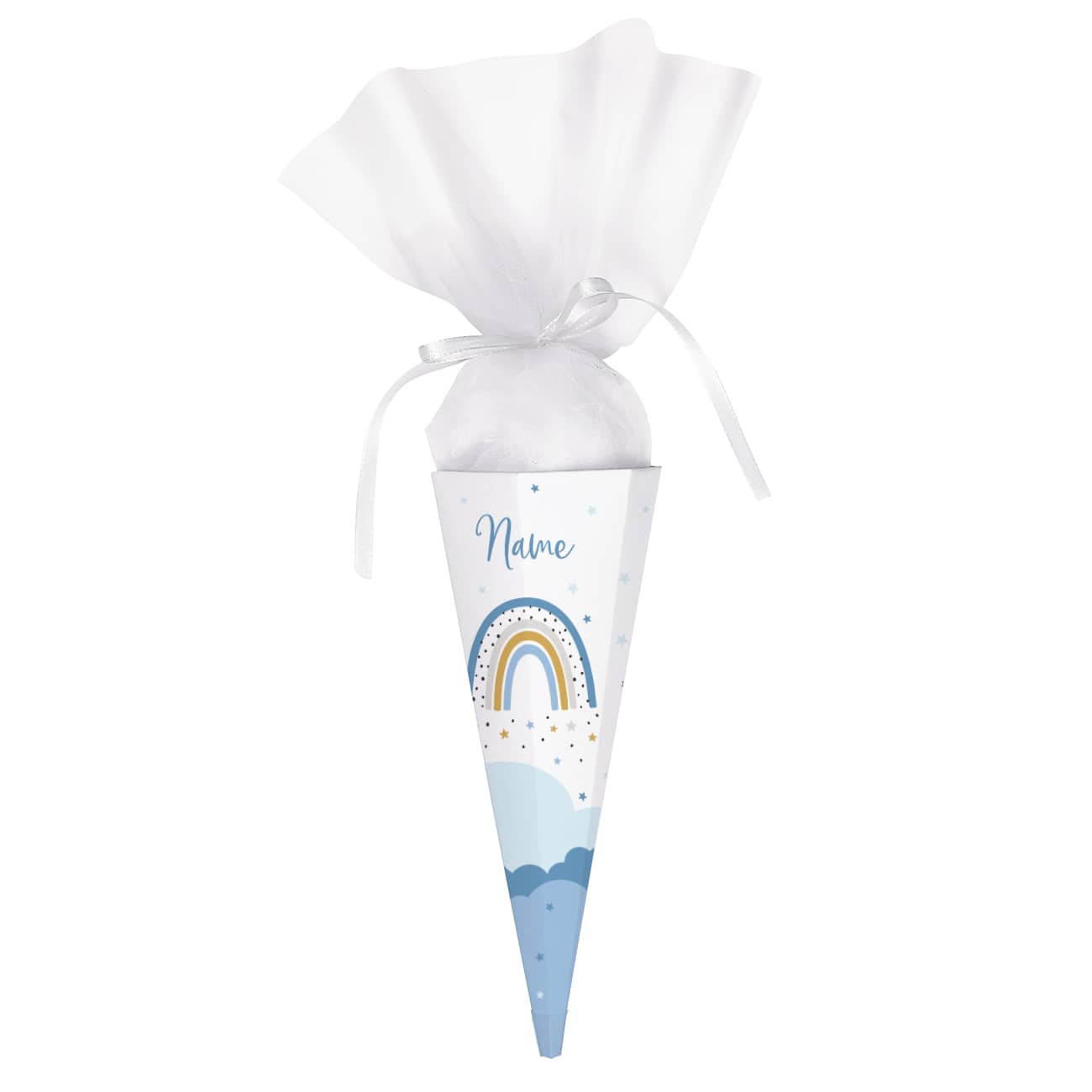 Personalisierte Mini Schultüte mit Namensdruck