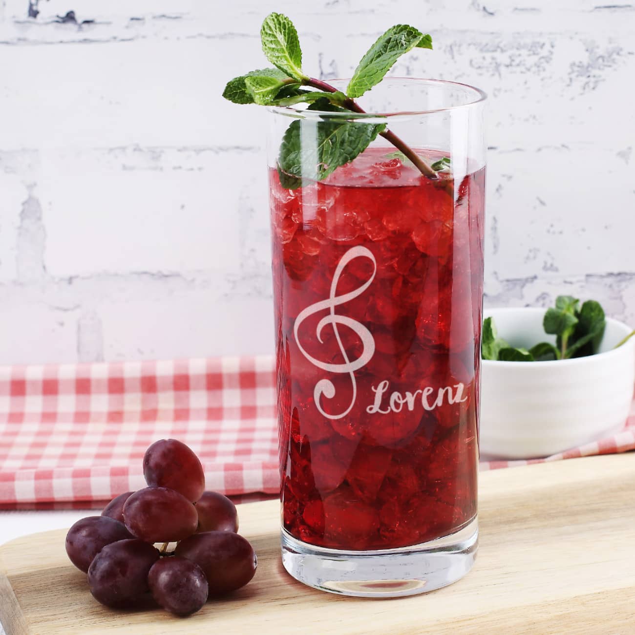 Notenschlüssel mit Name