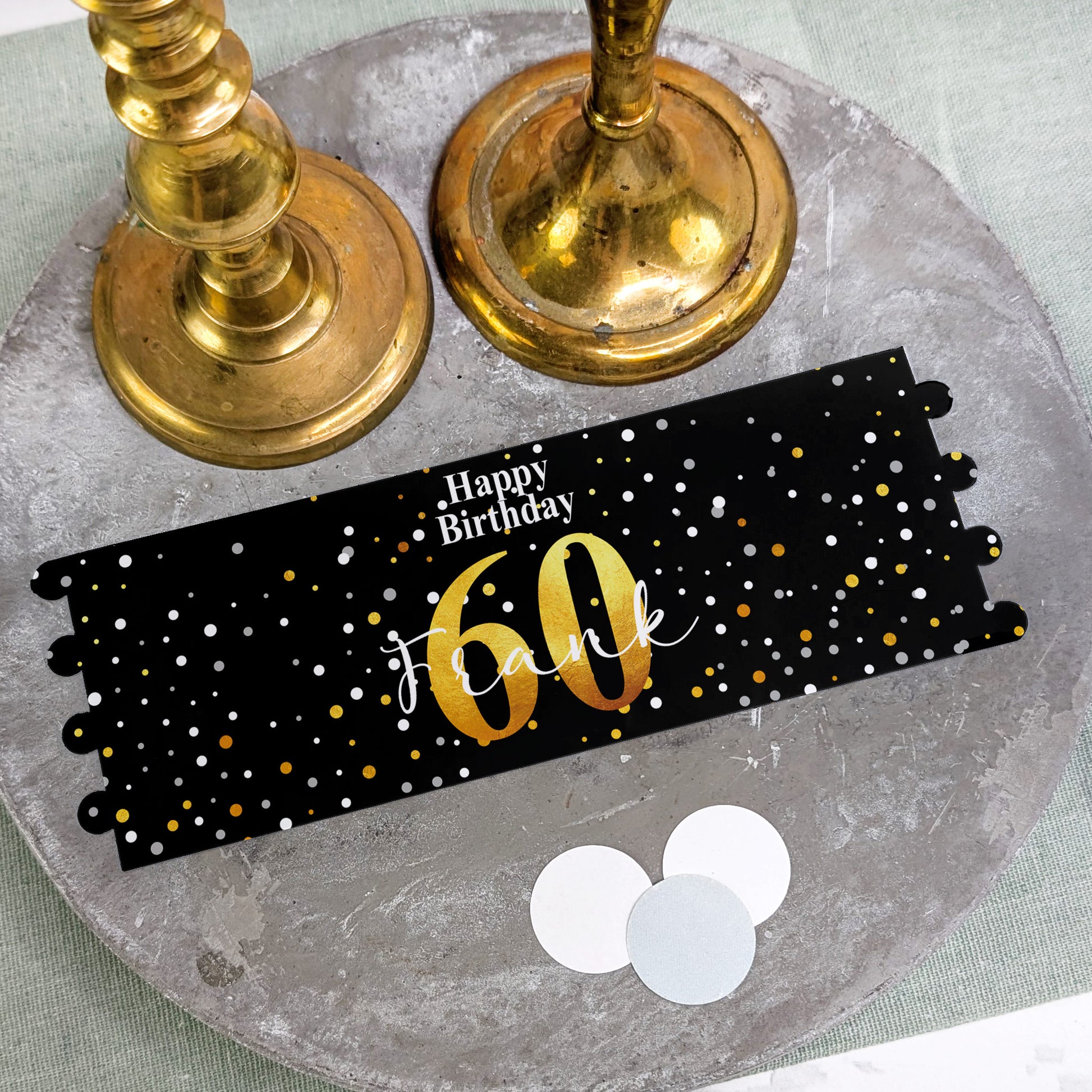 Abnehmbare Banderole zur Weiterverwendung