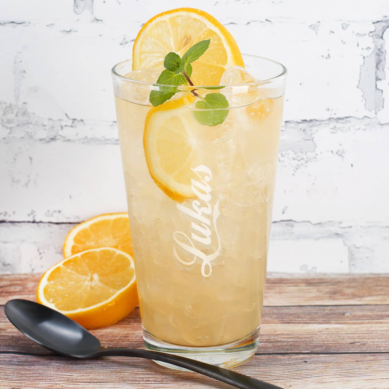 Trinkglas mit Namensgravur