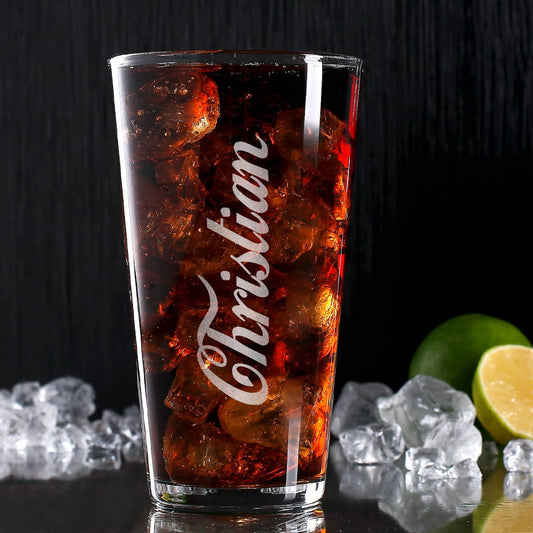 Longdrink-Glas mit persönlicher Namensgravur