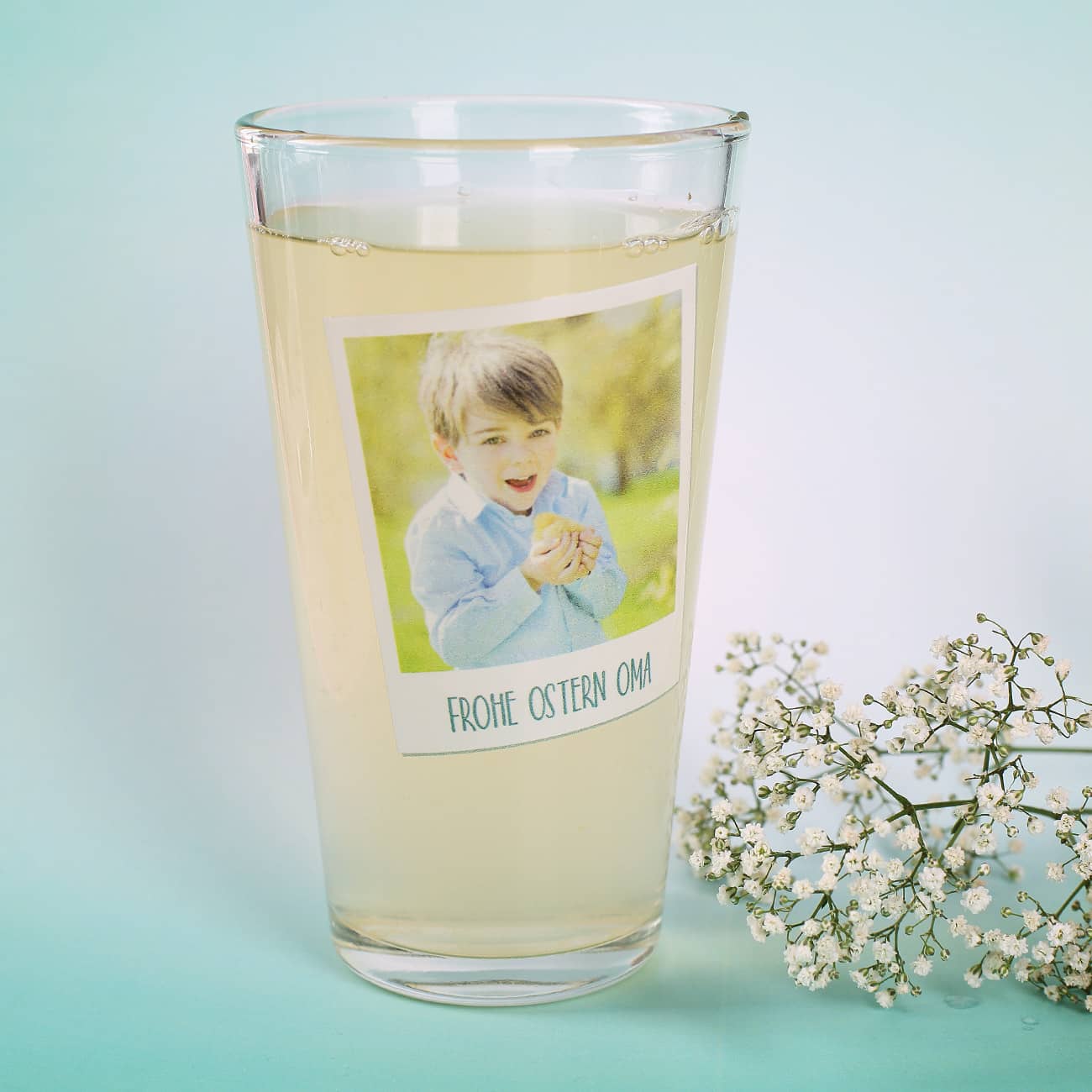 Tolles Glas mit Aufdruck