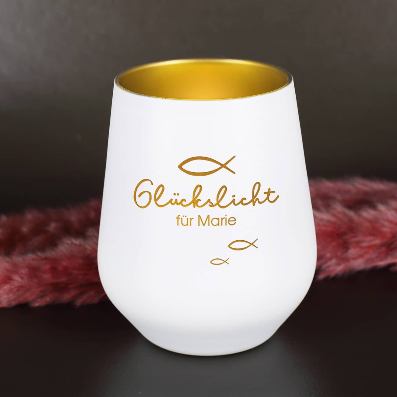 Glückslicht - mit Ihrem Wunschtext personalisiert