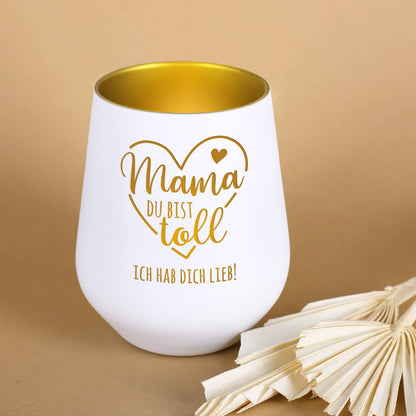 Tolle Geschenkidee zum Muttertag - Ein persönliches Windlicht mit eigenen Text