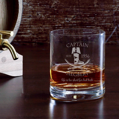 persönliches Glas mit individueller Gravur